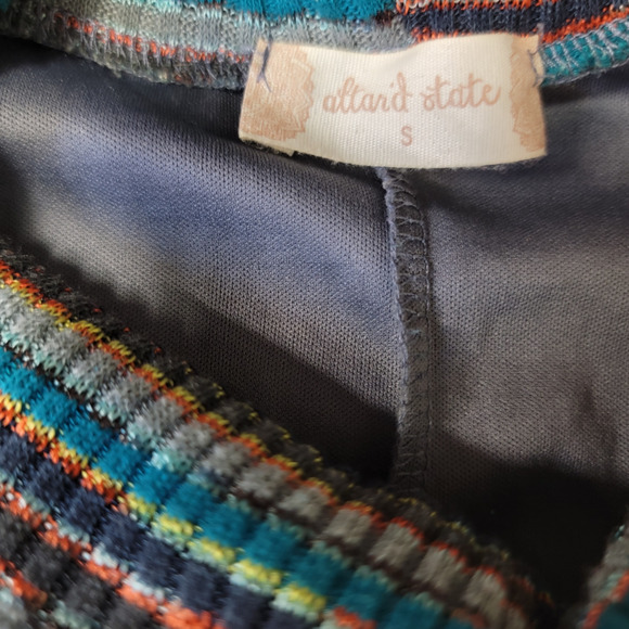 Altar'd State Women's Cowl Neck Sweater Dress Sleeveless Multicolor Size S - Picture 5 of 6